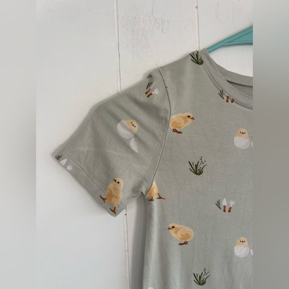 Kyte Baby Crew Neck Tee Retired Aloe Chick Size 6 - Picture 7 of 11